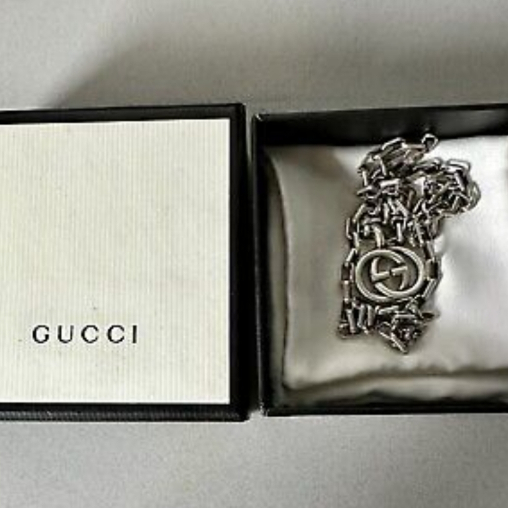 Gucci Necklace 925 Sterling Silver ✨️ 16inches - Picture 5 of 6